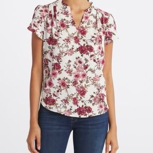 41 HAWTHORN Tiffiny Tulip Sleeve Blouse